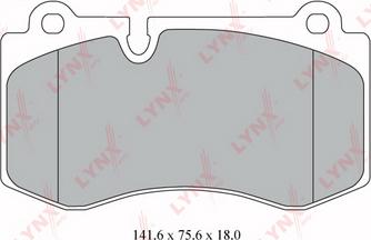 LYNXauto BD-5349 - Komplet Pločica, disk-kočnica www.molydon.hr