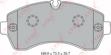 LYNXauto BD-5343 - Komplet Pločica, disk-kočnica www.molydon.hr