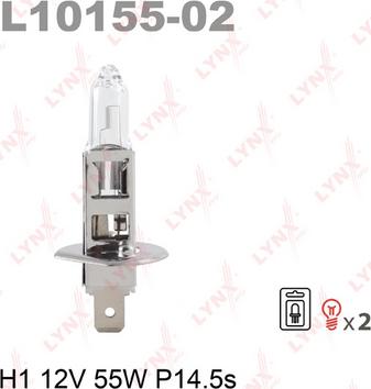 LYNXauto L10155-02 - Žarulja, far za dugo svjetlo www.molydon.hr
