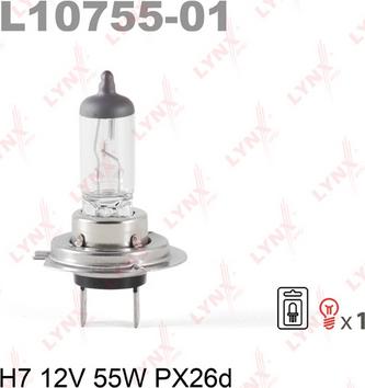 LYNXauto L10755-01 - Žarulja, far za dugo svjetlo www.molydon.hr