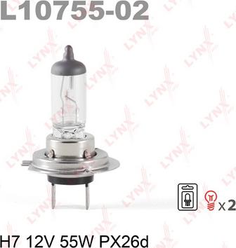 LYNXauto L10755-02 - Žarulja, far za dugo svjetlo www.molydon.hr