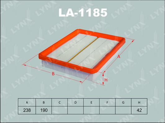 LYNXauto LA-1185 - Filter za zrak www.molydon.hr