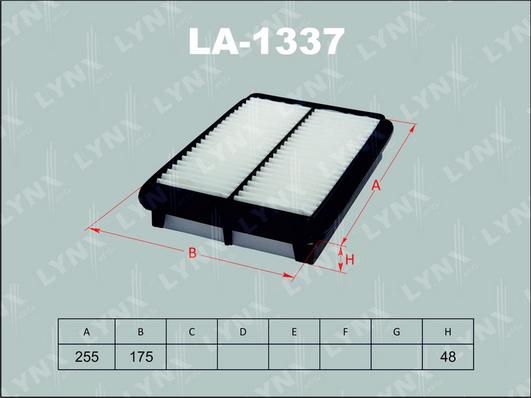 LYNXauto LA-1337 - Filter za zrak www.molydon.hr