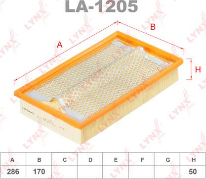 LYNXauto LA-1205 - Filter za zrak www.molydon.hr