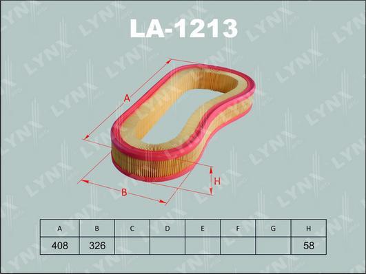 LYNXauto LA-1213 - Filter za zrak www.molydon.hr