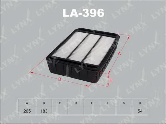 LYNXauto LA-396 - Filter za zrak www.molydon.hr
