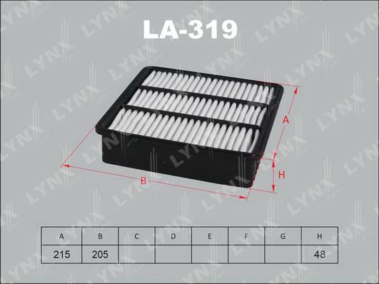LYNXauto LA-319 - Filter za zrak www.molydon.hr