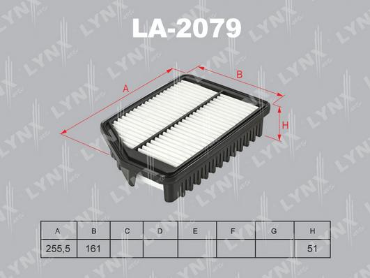LYNXauto LA-2079 - Filter za zrak www.molydon.hr
