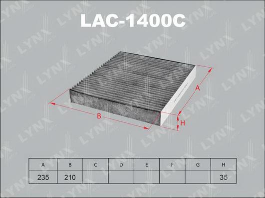 LYNXauto LAC-1400C - Filter kabine www.molydon.hr