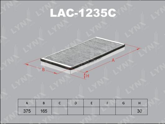 LYNXauto LAC-1235C - Filter kabine www.molydon.hr
