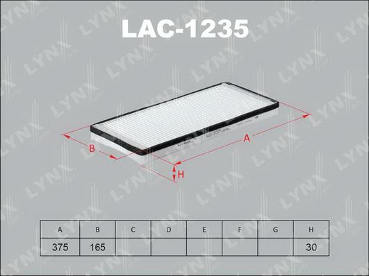 LYNXauto LAC-1235 - Filter kabine www.molydon.hr