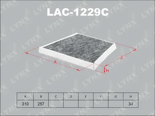 LYNXauto LAC-1229C - Filter kabine www.molydon.hr