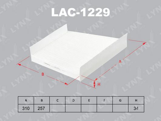 LYNXauto LAC-1229 - Filter kabine www.molydon.hr