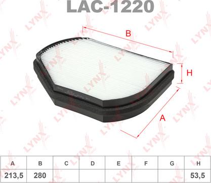 LYNXauto LAC-1220 - Filter kabine www.molydon.hr
