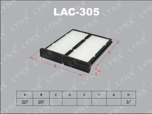 LYNXauto LAC-305 - Filter kabine www.molydon.hr