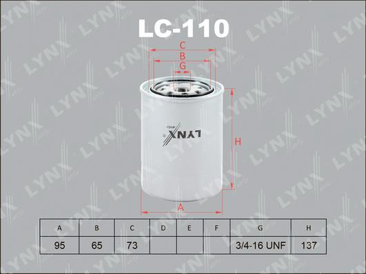 LYNXauto LC-110 - Filter za ulje www.molydon.hr