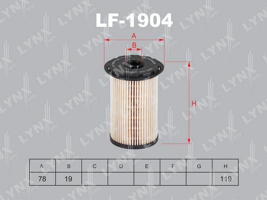 LYNXauto LF-1904 - Filter za gorivo www.molydon.hr