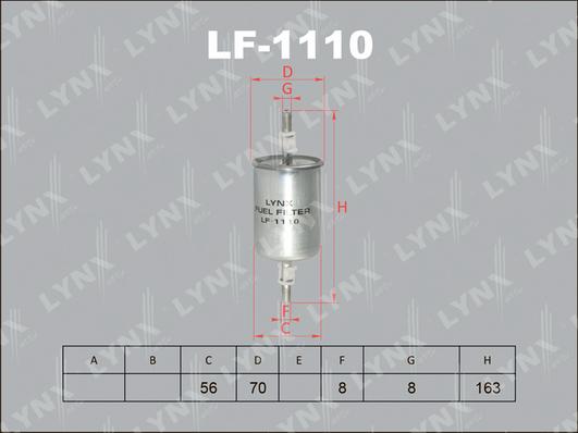 LYNXauto LF-1110 - Filter za gorivo www.molydon.hr