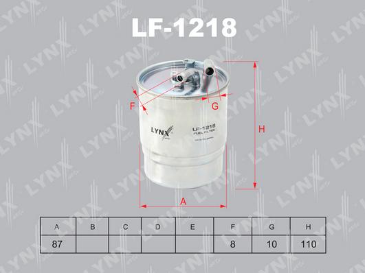 LYNXauto LF-1218 - Filter za gorivo www.molydon.hr