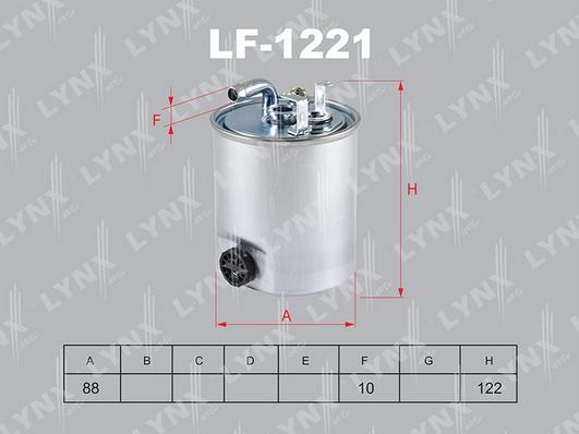 LYNXauto LF-1221 - Filter za gorivo www.molydon.hr