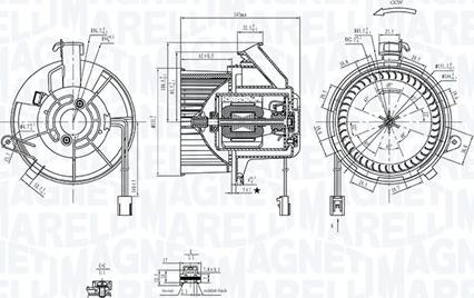 Magneti Marelli 069412290010 - Ventilator kabine/unutrasnjeg prostora www.molydon.hr