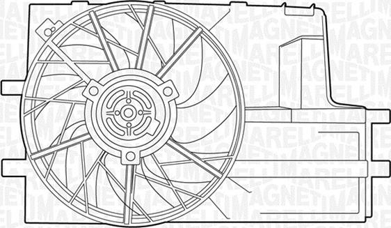 Magneti Marelli 069422324010 - Ventilator, hladjenje motora www.molydon.hr