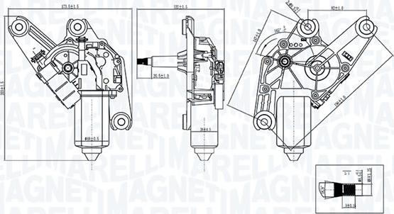 Magneti Marelli 064075600010 - Motor brisača www.molydon.hr