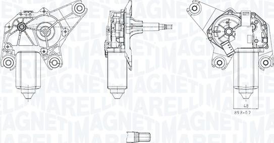 Magneti Marelli 064071600010 - Motor brisača www.molydon.hr