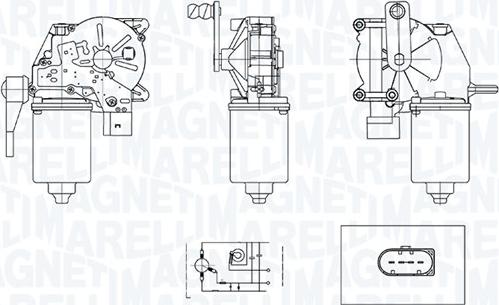 Magneti Marelli 064372100010 - Motor brisača www.molydon.hr