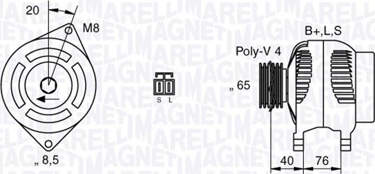 Magneti Marelli 063532623010 - Alternator www.molydon.hr