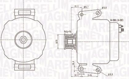 Magneti Marelli 063731481010 - Alternator www.molydon.hr