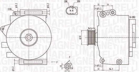 Magneti Marelli 063731859010 - Alternator www.molydon.hr