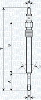 Magneti Marelli 062900012304 - Grijač za paljenje www.molydon.hr