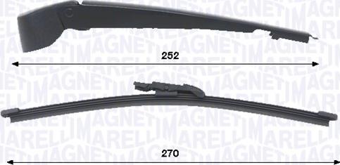 Magneti Marelli 000723180454 - Garnitura Držača metlice brisača, pranje vjetrobranskog stakl www.molydon.hr