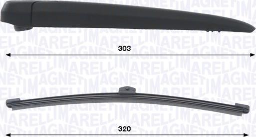 Magneti Marelli 000723180464 - Garnitura Držača metlice brisača, pranje vjetrobranskog stakl www.molydon.hr