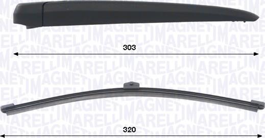 Magneti Marelli 000723180460 - Garnitura Držača metlice brisača, pranje vjetrobranskog stakl www.molydon.hr