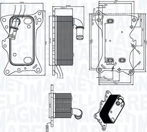 Magneti Marelli 350300006300 - Uljni hladnjak, ulje za motor www.molydon.hr