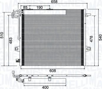 Magneti Marelli 350203947000 - Kondenzator, klima-Uređaj www.molydon.hr