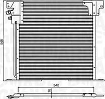 Magneti Marelli 350203903000 - Kondenzator, klima-Uređaj www.molydon.hr
