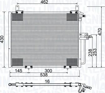 Magneti Marelli 350203988000 - Kondenzator, klima-Uređaj www.molydon.hr