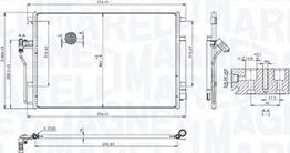 Magneti Marelli 350203104300 - Kondenzator, klima-Uređaj www.molydon.hr