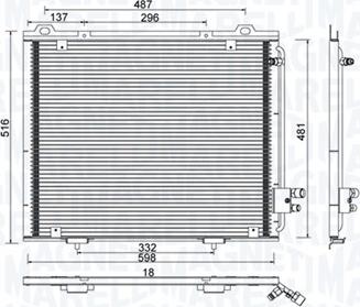 Magneti Marelli 350203889000 - Kondenzator, klima-Uređaj www.molydon.hr