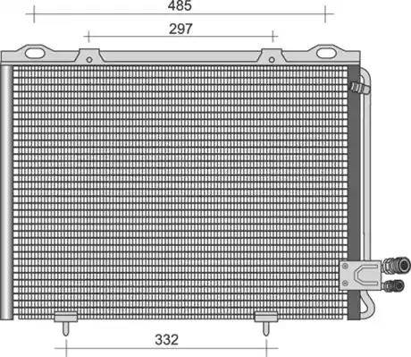 Magneti Marelli 350203394000 - Kondenzator, klima-Uređaj www.molydon.hr
