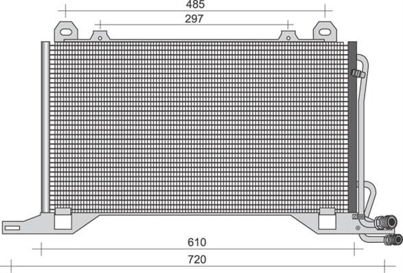 Magneti Marelli 350203393000 - Kondenzator, klima-Uređaj www.molydon.hr