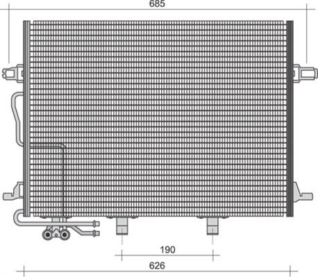 Magneti Marelli 350203244000 - Kondenzator, klima-Uređaj www.molydon.hr