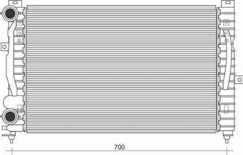 Magneti Marelli 350213849000 - Hladnjak, hladjenje motora www.molydon.hr