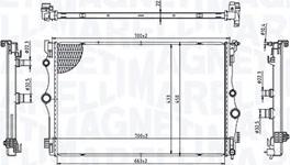 Magneti Marelli 350213216400 - Hladnjak, hladjenje motora www.molydon.hr