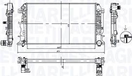 Magneti Marelli 350213212600 - Hladnjak, hladjenje motora www.molydon.hr