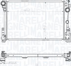 Magneti Marelli 350213220400 - Hladnjak, hladjenje motora www.molydon.hr