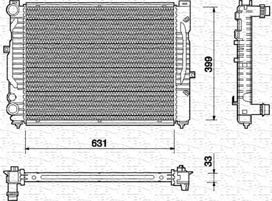 Magneti Marelli 350213712000 - Hladnjak, hladjenje motora www.molydon.hr